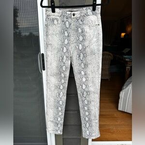 JOES High Rise Luna Cigarette Pants Snake Print 26